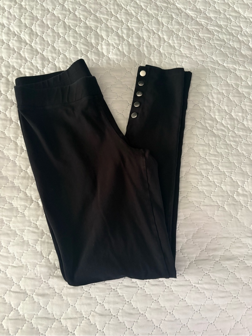 Express Black High-Waist Stretch Leggings